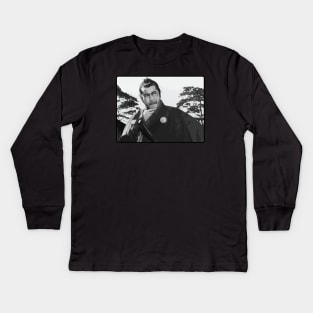 Sanjuro / Yojimbo- Toshiro Mifune Kids Long Sleeve T-Shirt